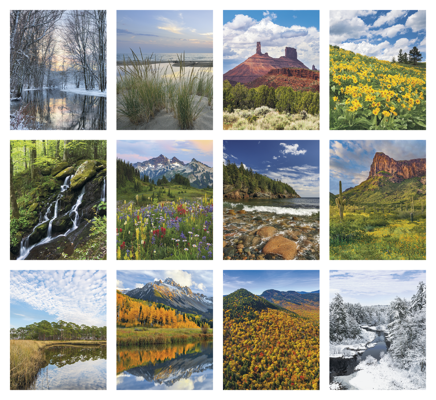 Triumph® Calendars Scenic Desk Pad