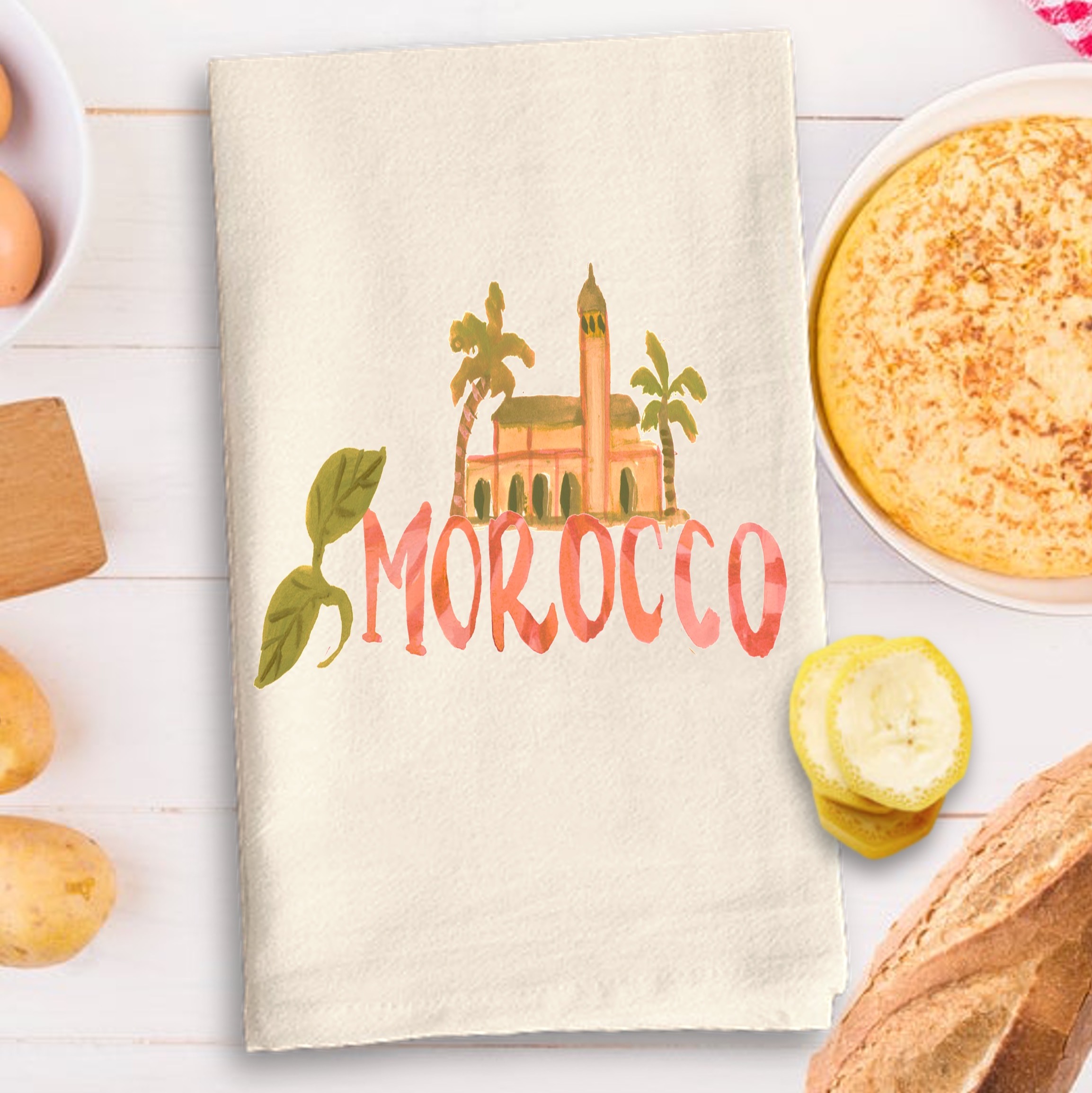 Natural Vintage Flour Sack Tea Towel 3