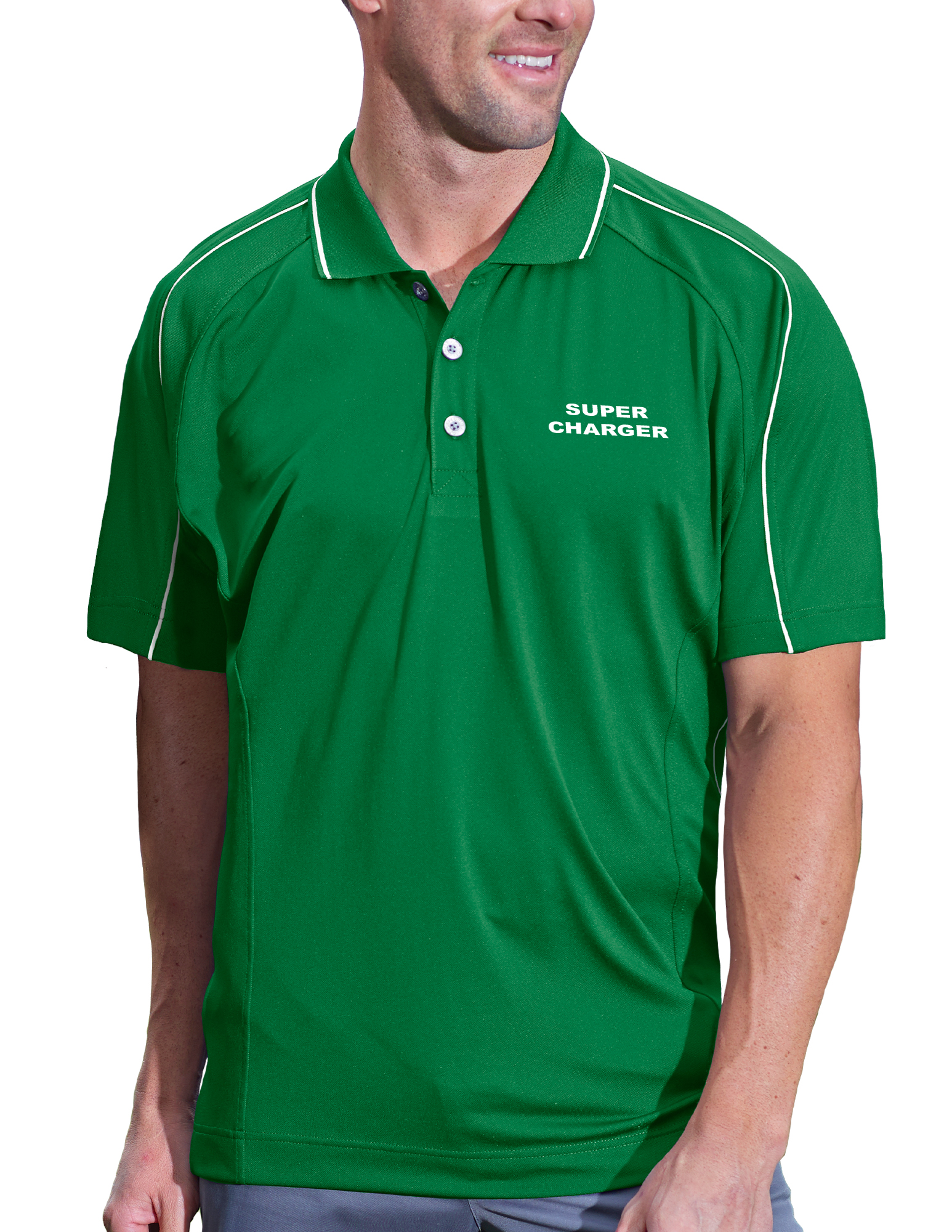 Men's Super Charger Hybrid Cooler Polo Shirt 9