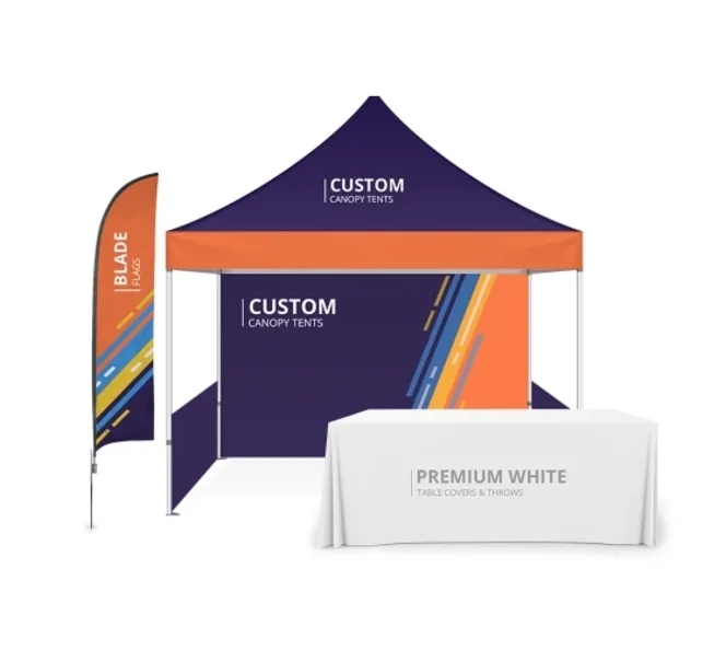 Trade Show Canopy Kit (Topper + Half Wall only) 1