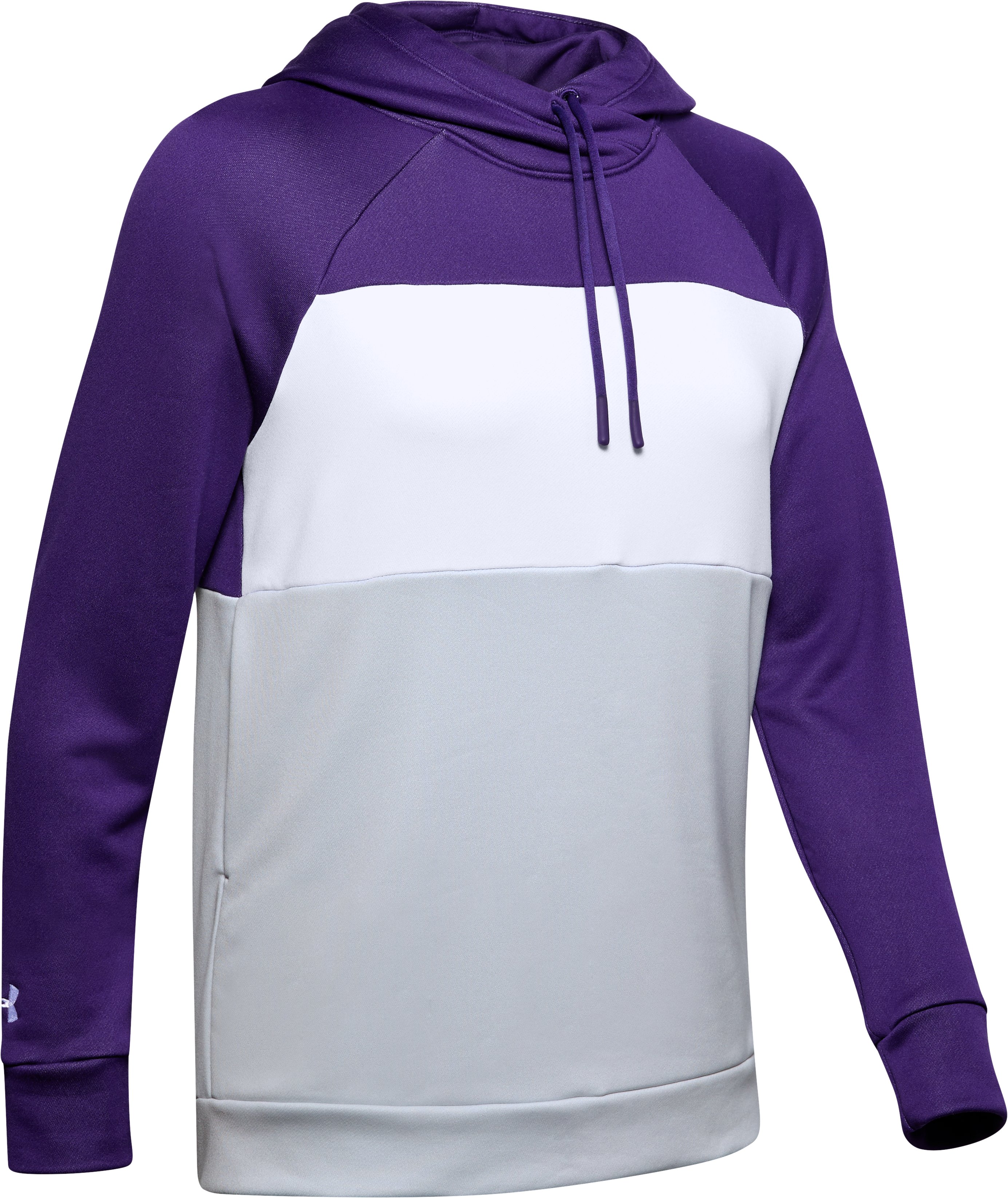 UA Qualifier Fleece Blocked Women's Hoodie 7