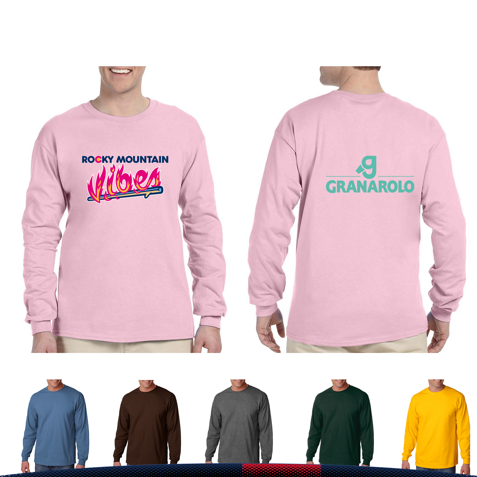 Gildan® 100% Cotton Long Sleeve T-shirts 5