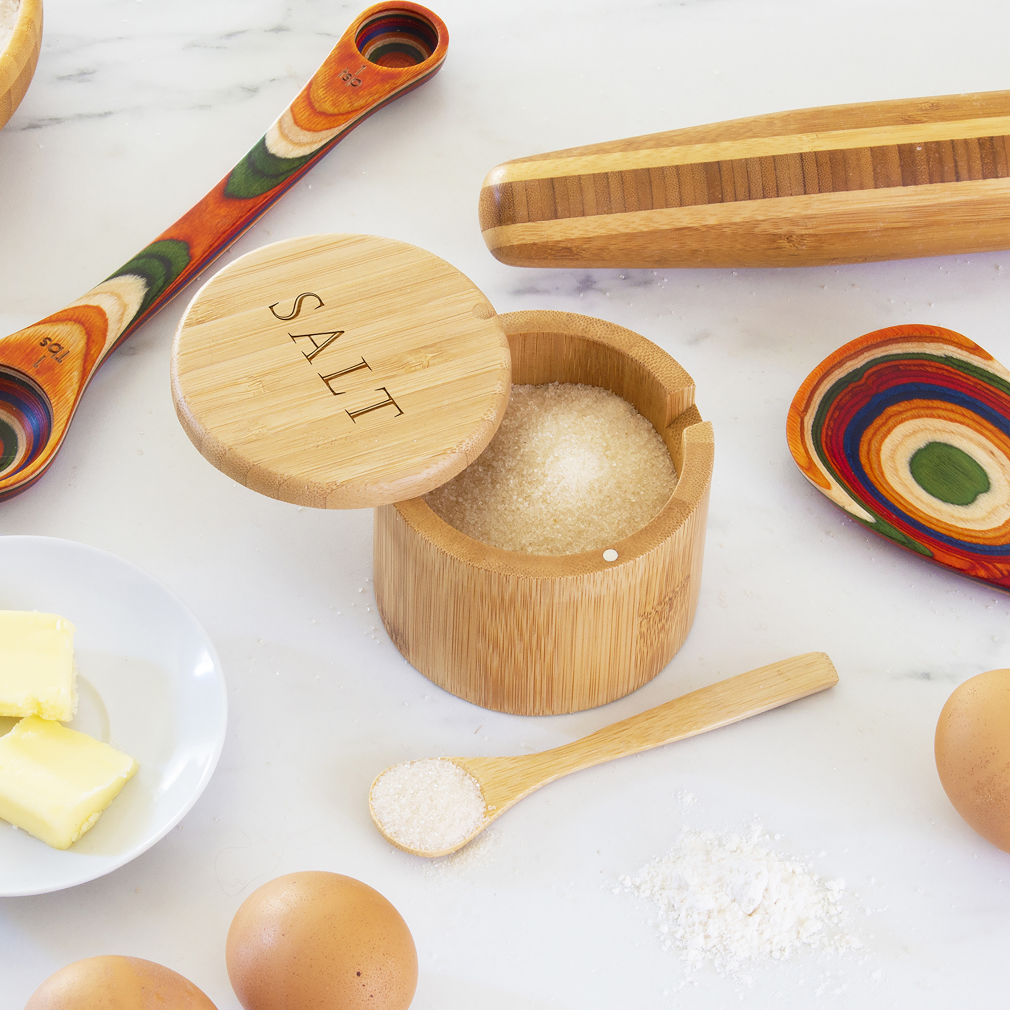 Little Dipper Salt Box with Spoon "Salt" 2
