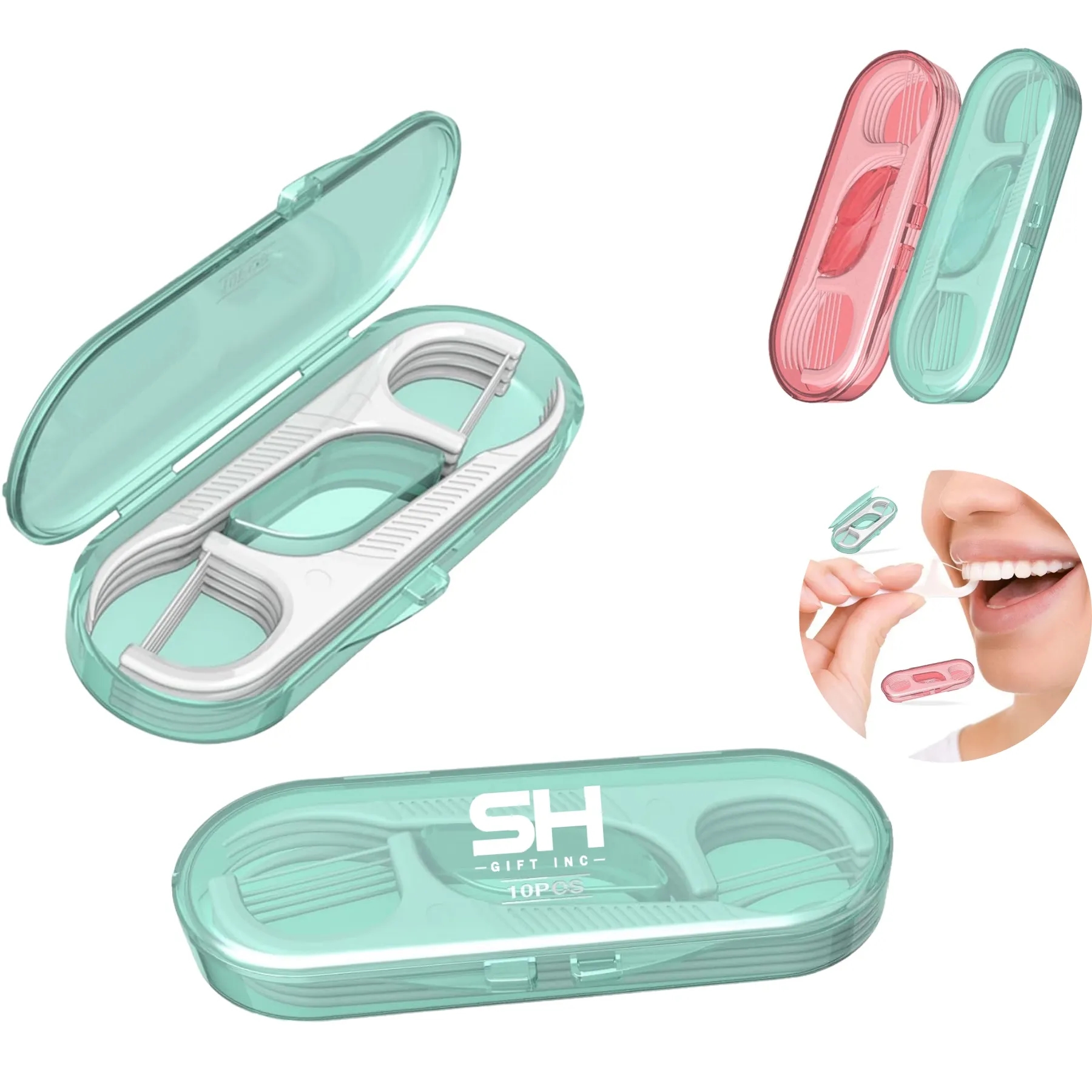 Portable Travel Dental Floss WIth Case 3