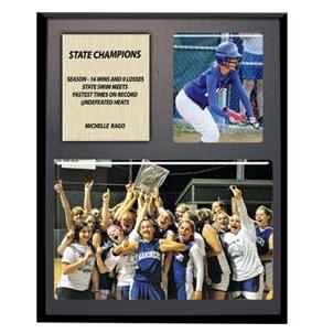 Photo Plaque: 10x13" Black Matte Finish, 5x7" Phot 2