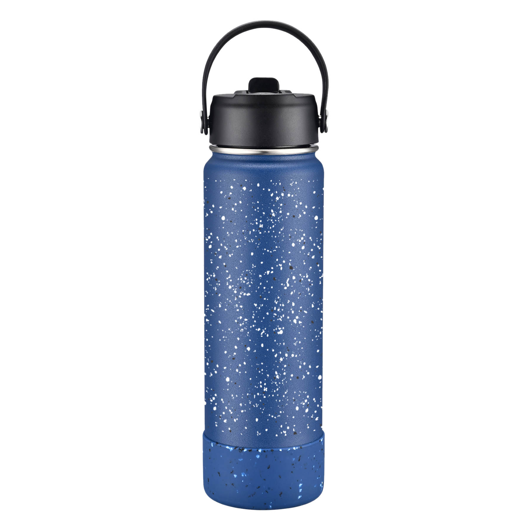 27 OZ. Speckled Design Vacuum Water Bottle w/Spout & Silicone Bottom 5