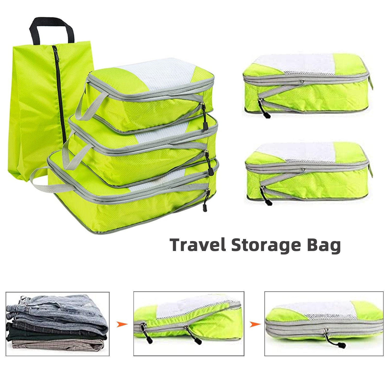4 pcs set Travel Storage Bags 3