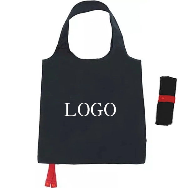 Polyester Roll and Go Tote, custom tote bag with logo imprint 4