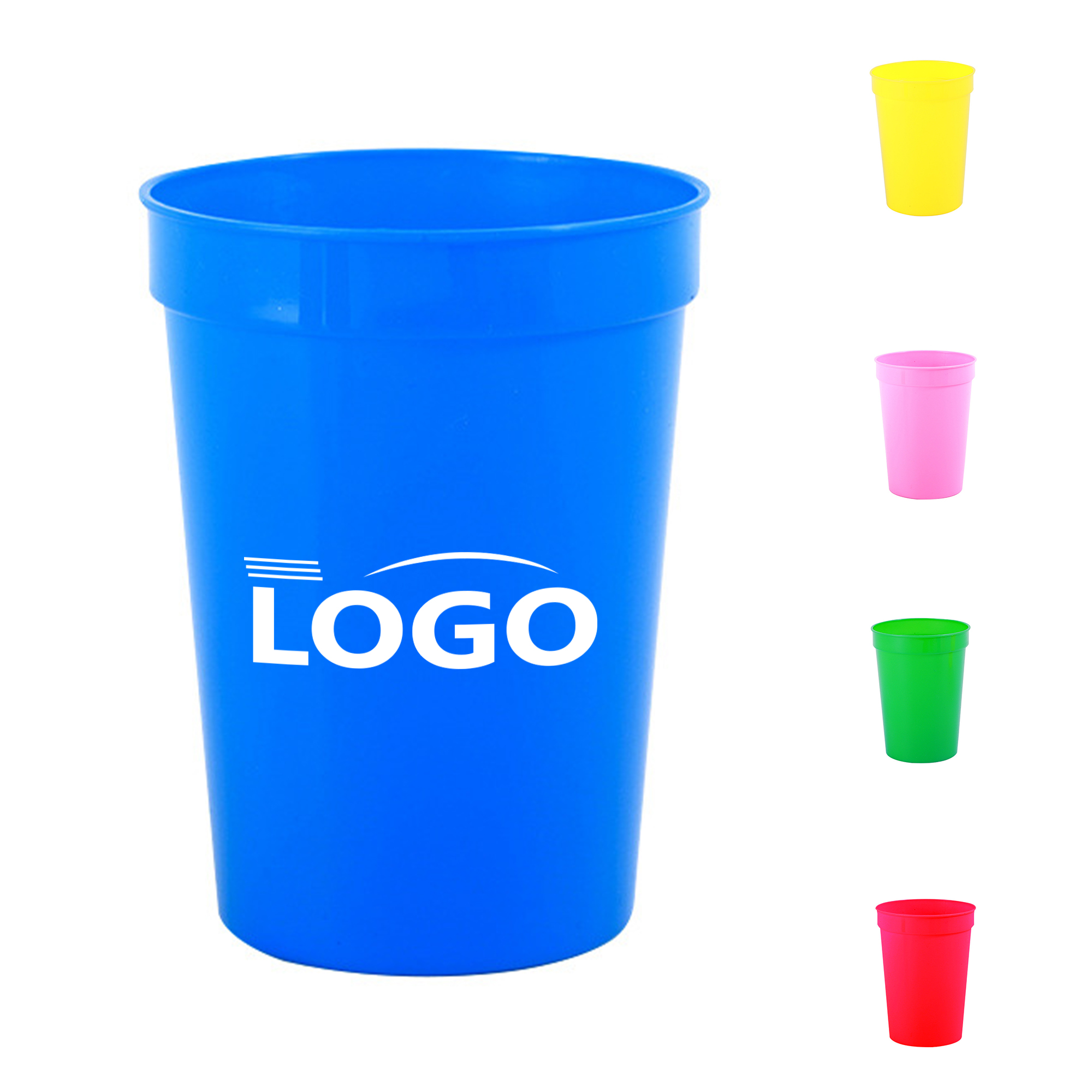 12oz Reusable Plastic Stadium Cup 1