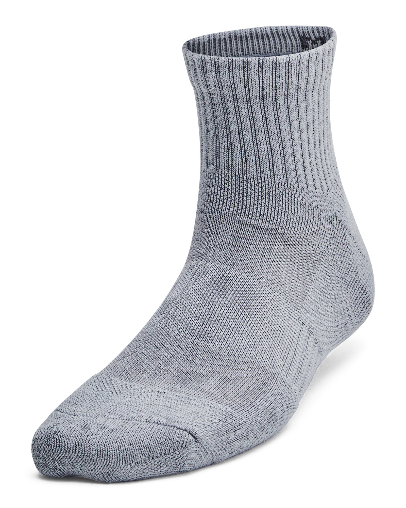 UA Training Cotton Kids' 6-Pack Quarter Socks, custom athletic wear with logo imprint 3