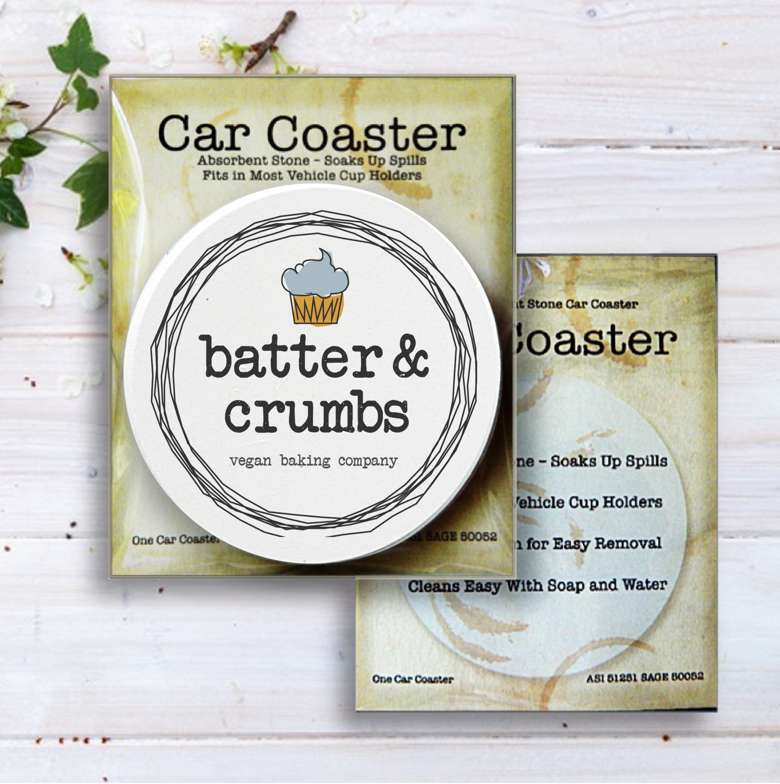 Car Coaster in Retail Packaging 6