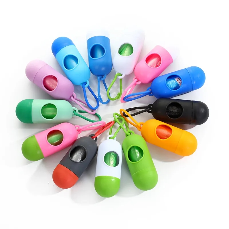 Portable Capsule Pet Waste Bags Dispenser 1