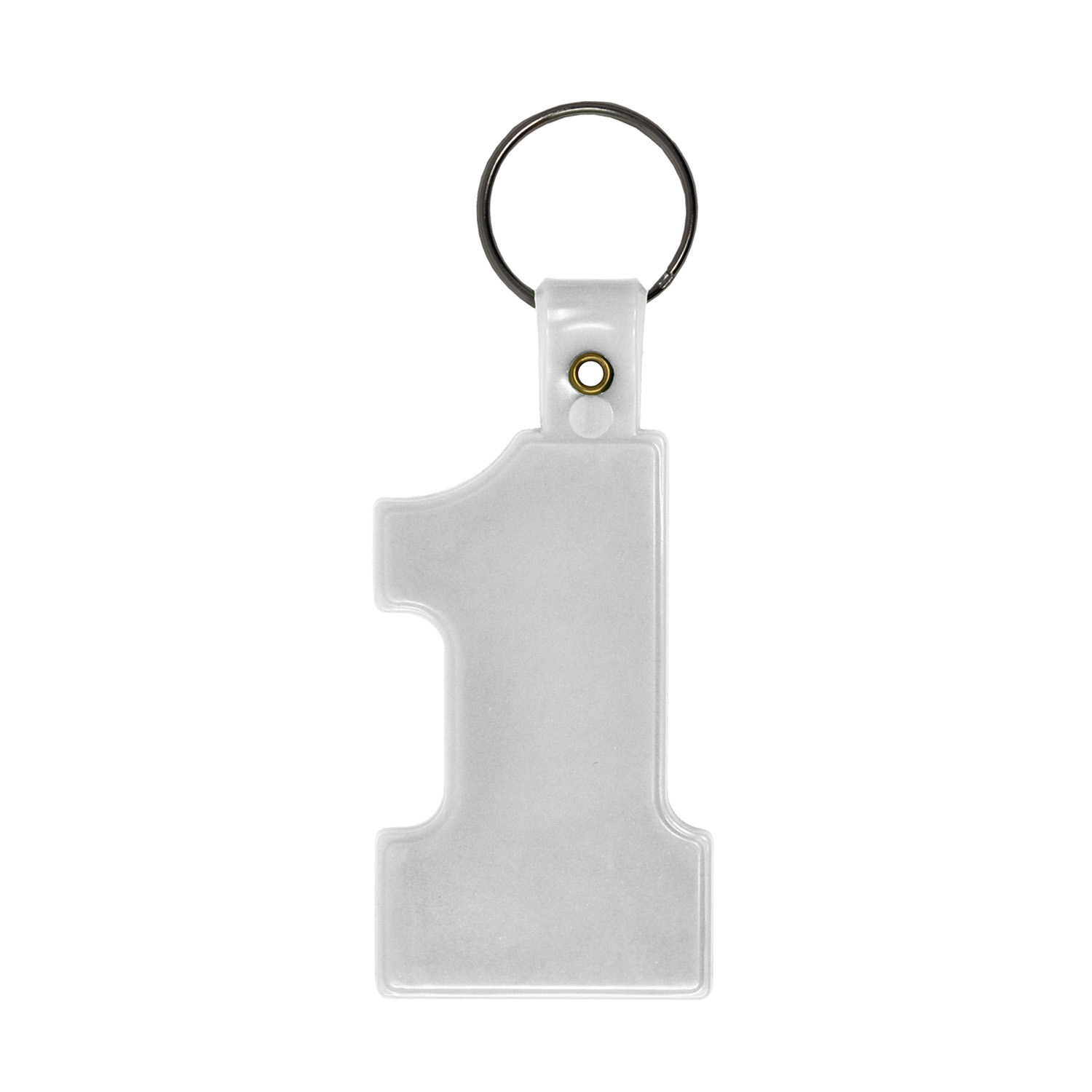 #1 Shaped Key Tag 9