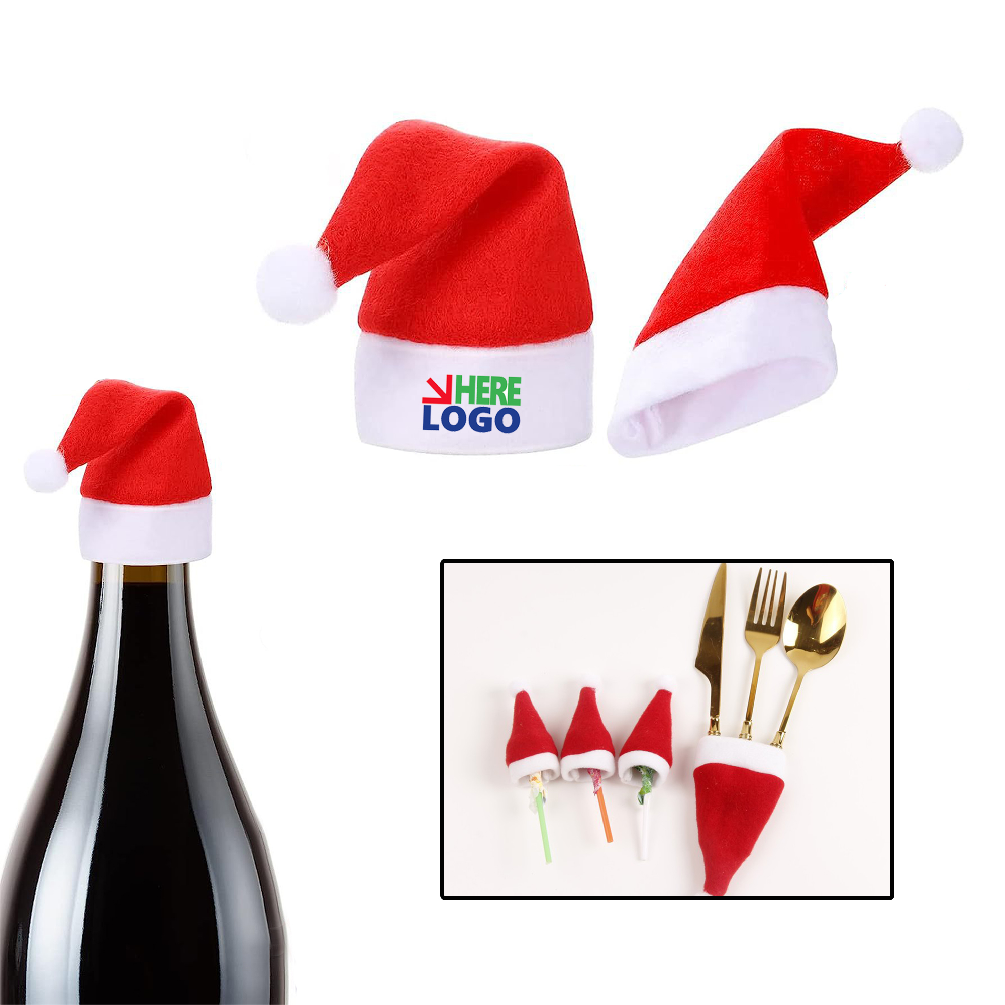 MOQ:100pcs Christmas Knife Sleeve 2