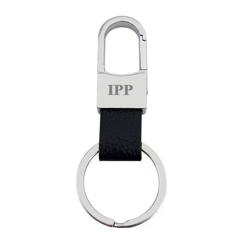 PU Leather Heavy Duty Car Key Ring For Men