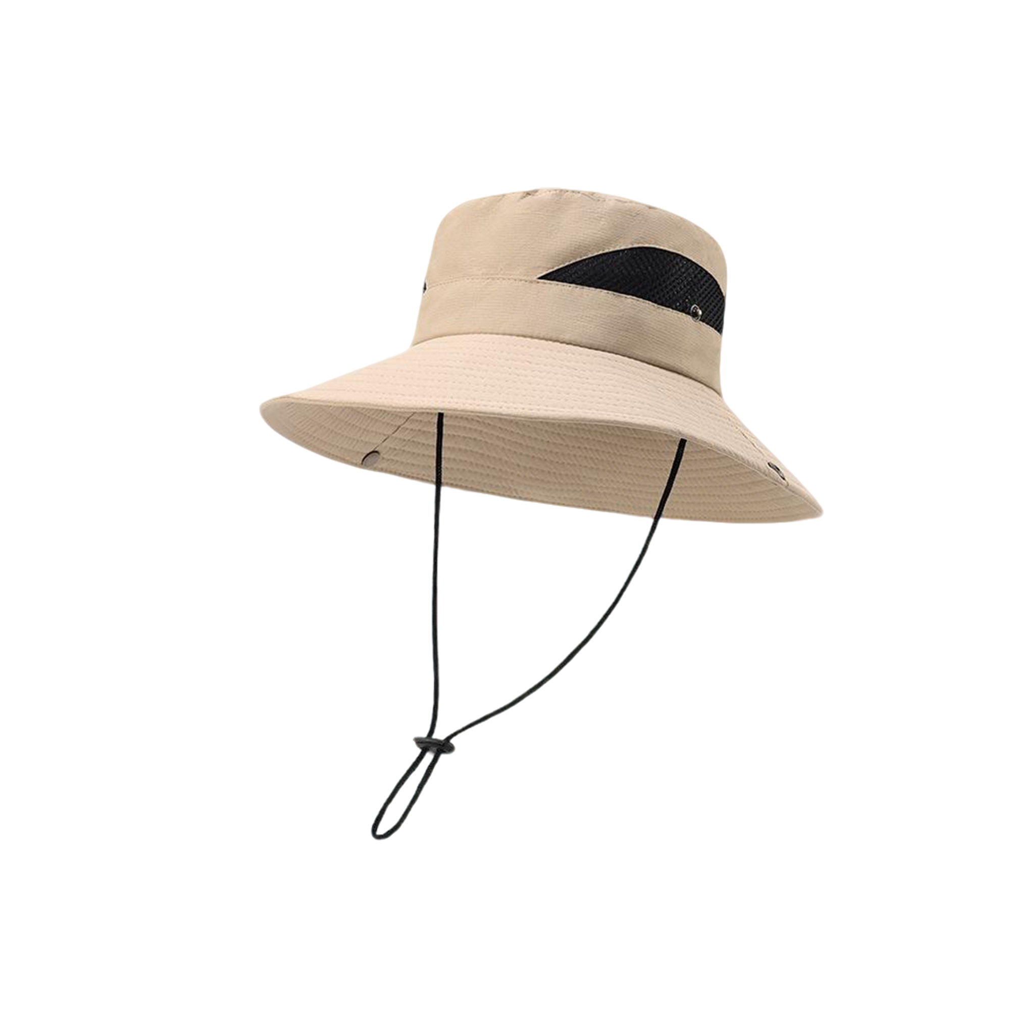 Wide Brim Bucket Hat With Adjustable Drawstring 3