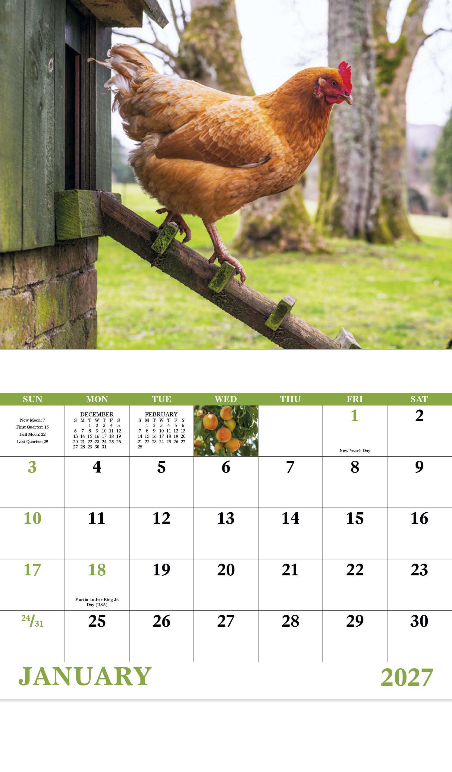 Good Value™ Agriculture - Stapled Calendar 23