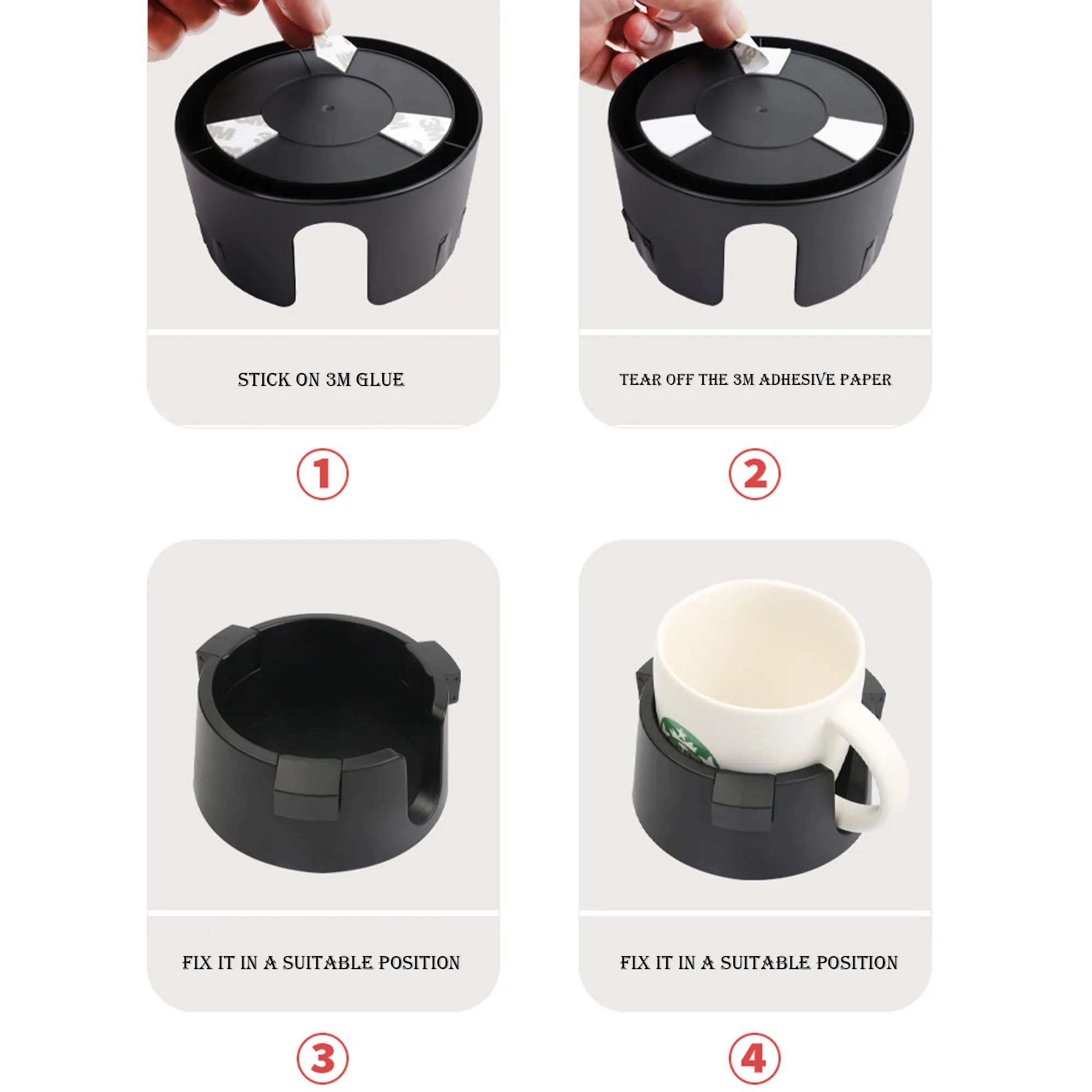 Multi-Function Plastic Cup Holder Stand 3
