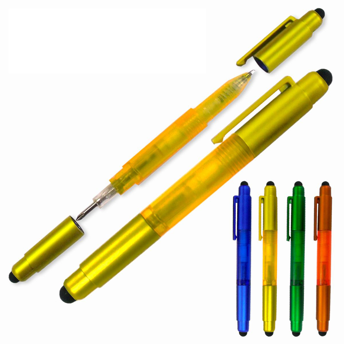 Popular Tool ! Screwdriver Pen With Dual Stylus 4