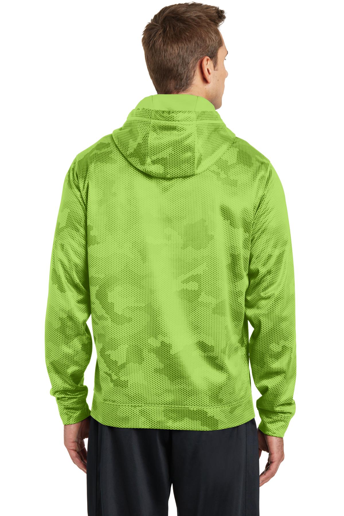 Sport-Tek Sport-Wick CamoHex Fleece Hooded Pullover. ST240 19