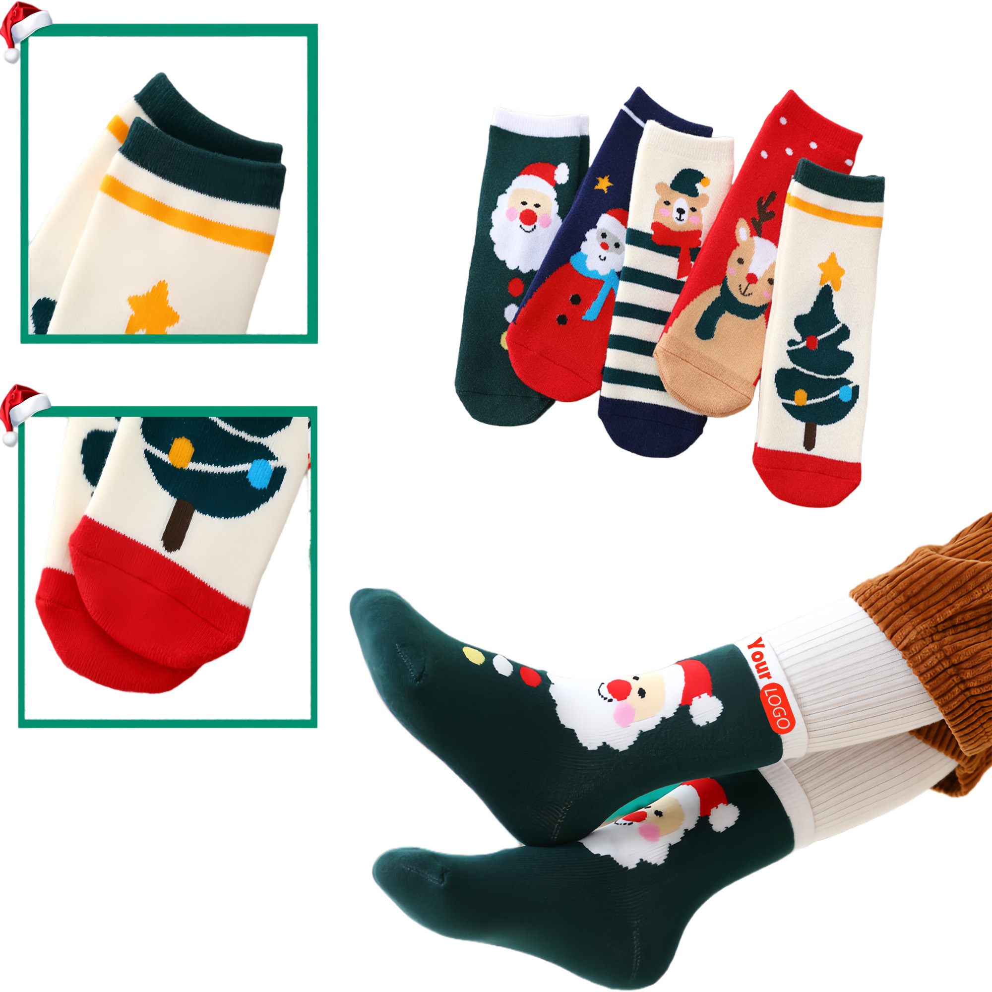 Children's Thick Winter Christmas Socks 6