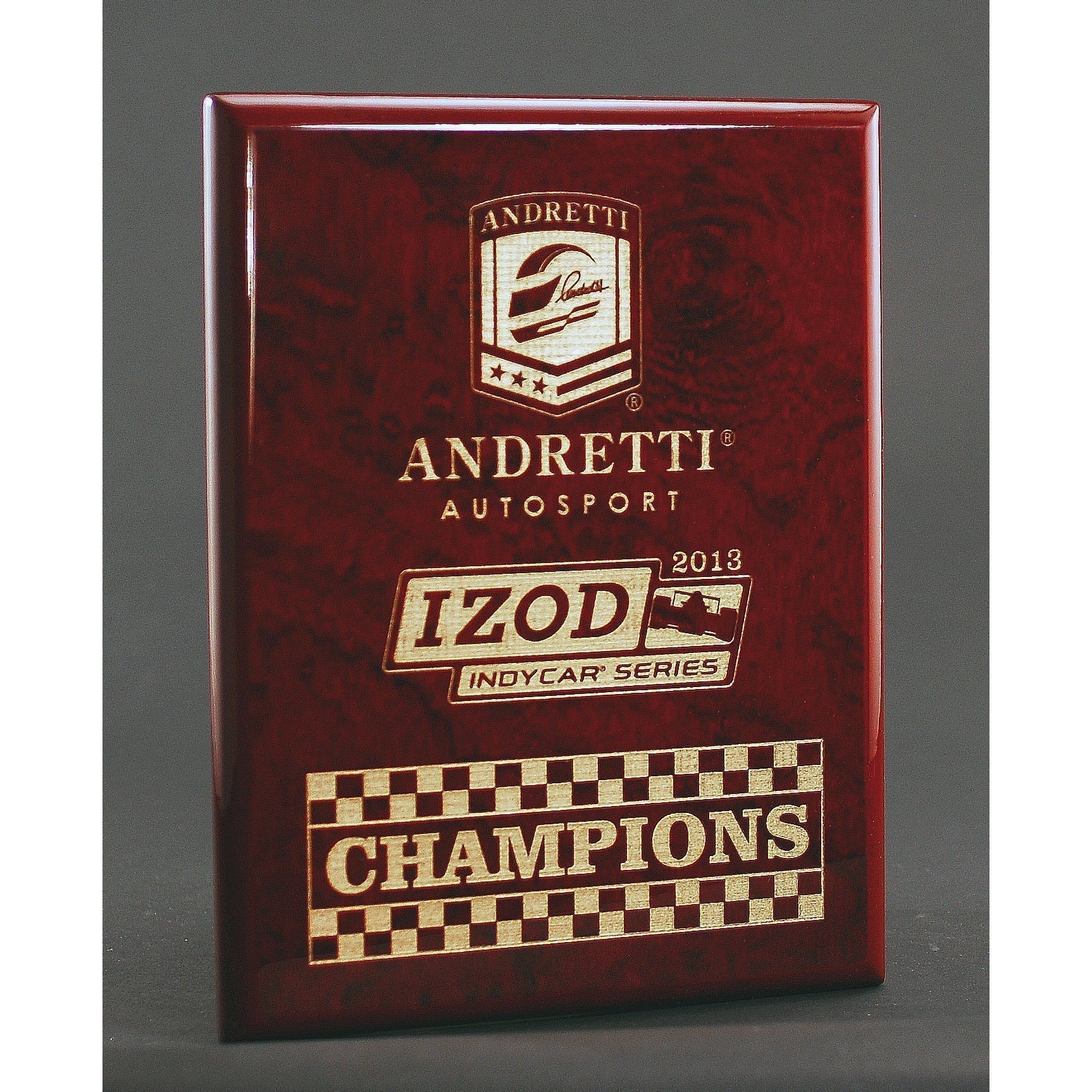Rosewood Piano Finish Plaque - Gold Filled 3