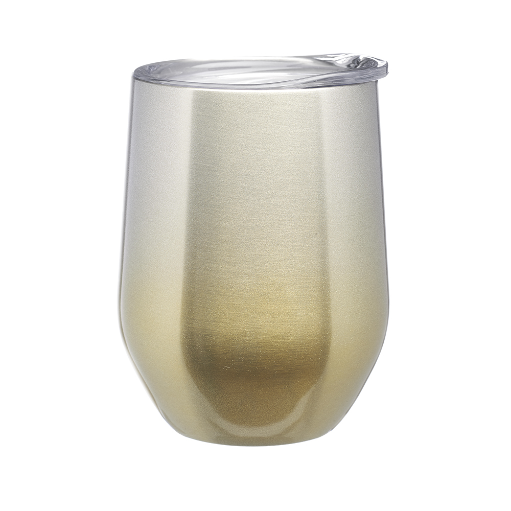 11 oz. Stemless Wine Glass with Lid - BPA Free 2