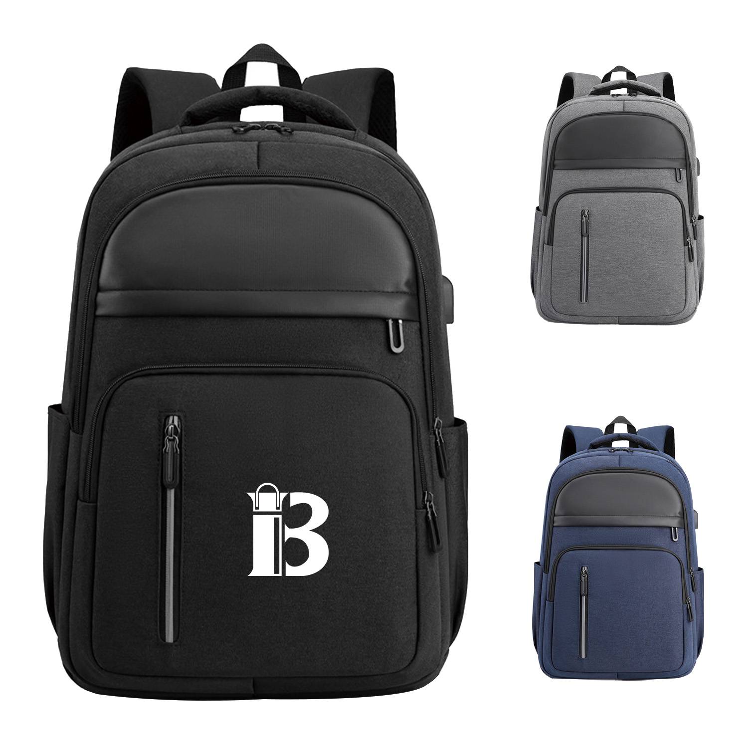 Nylon Large Capacity Backpack Men's Computer Bag 8