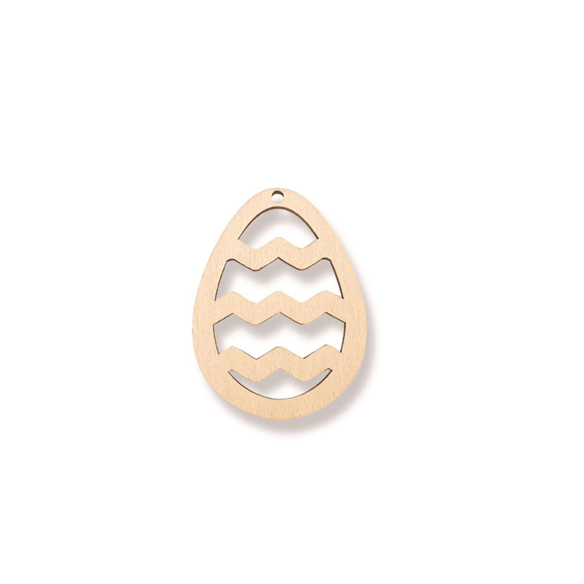 Natural Wood Christmas Tree Pendant 41
