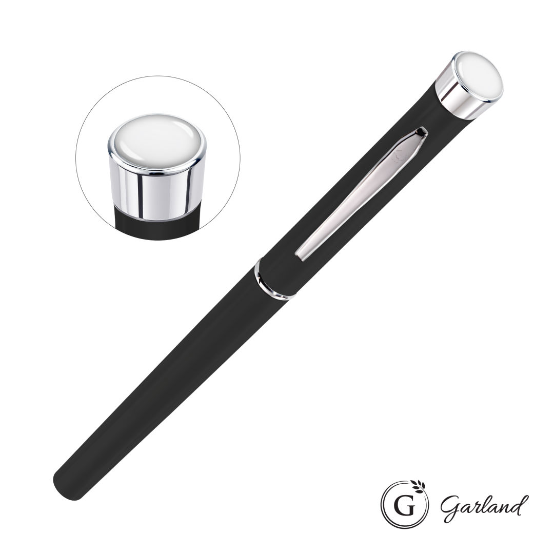 Garland® Color Matte Custom Rollerball Pen - Chrome 12