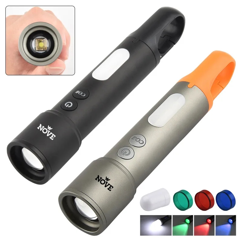 LED Flashlight High Lumens with Portable Hook 1