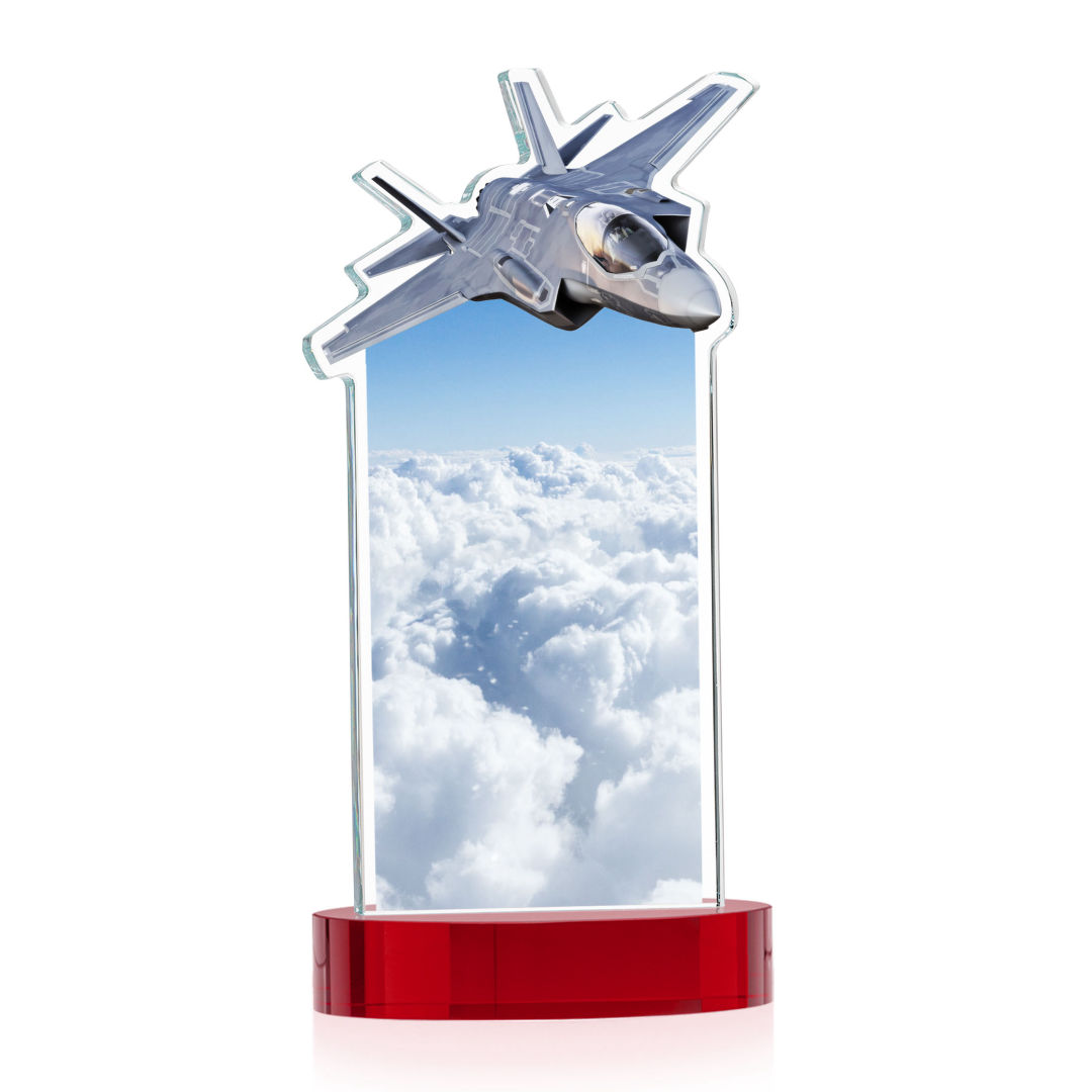 Top Gun VividPrint™ Award on Alberton Base - Red 9