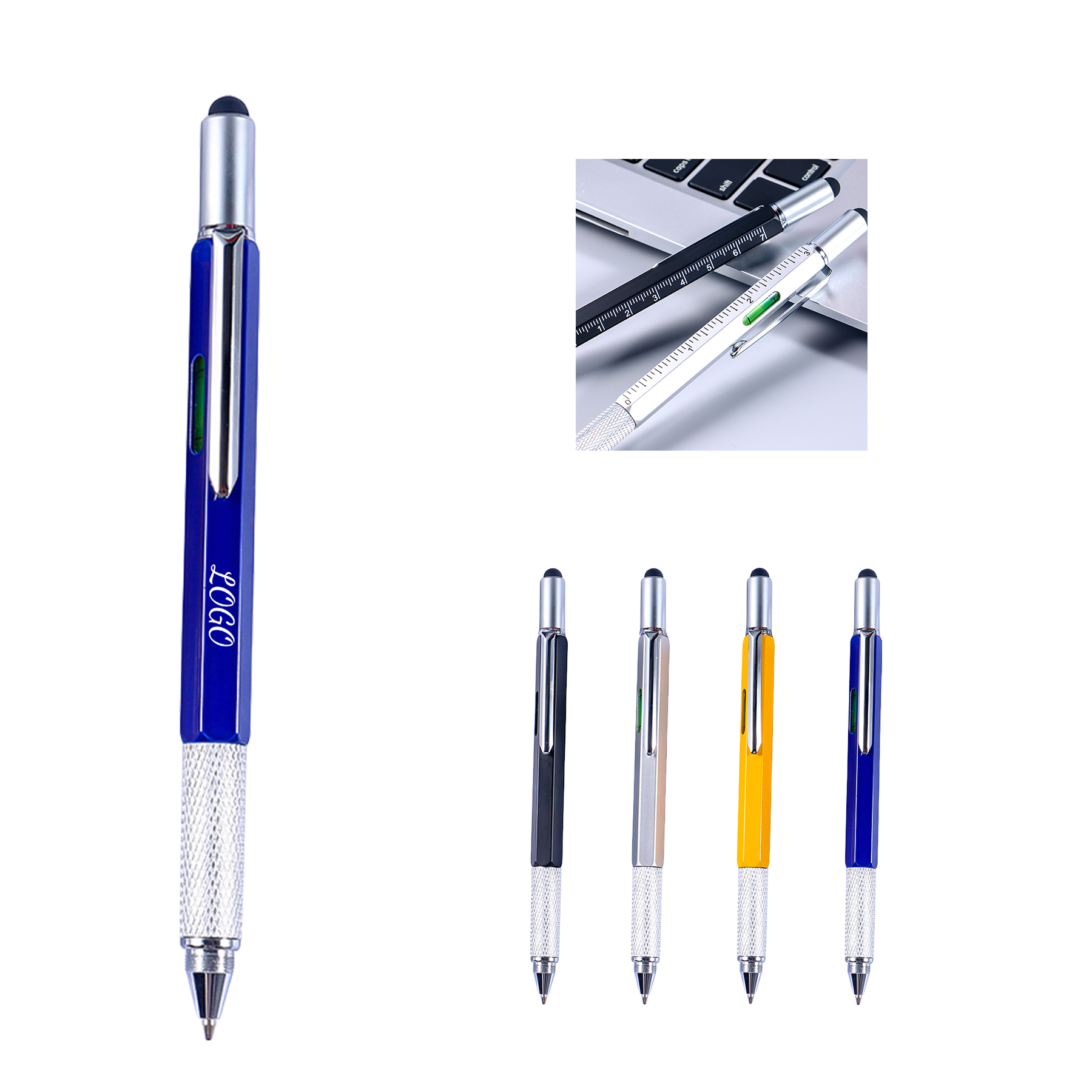 6-in-1 Multifunction Tool Pen Ruler 2