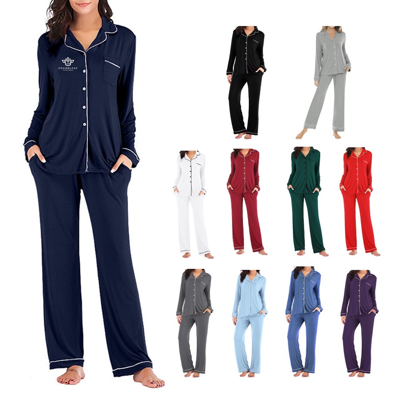 Modal Pajamas Two-Piece Soft PJs Sets For Women 3