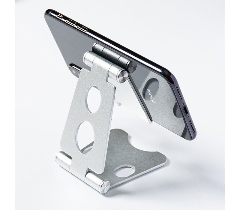 Three-Fold Aluminum Compact Phone Stand and Holder 4