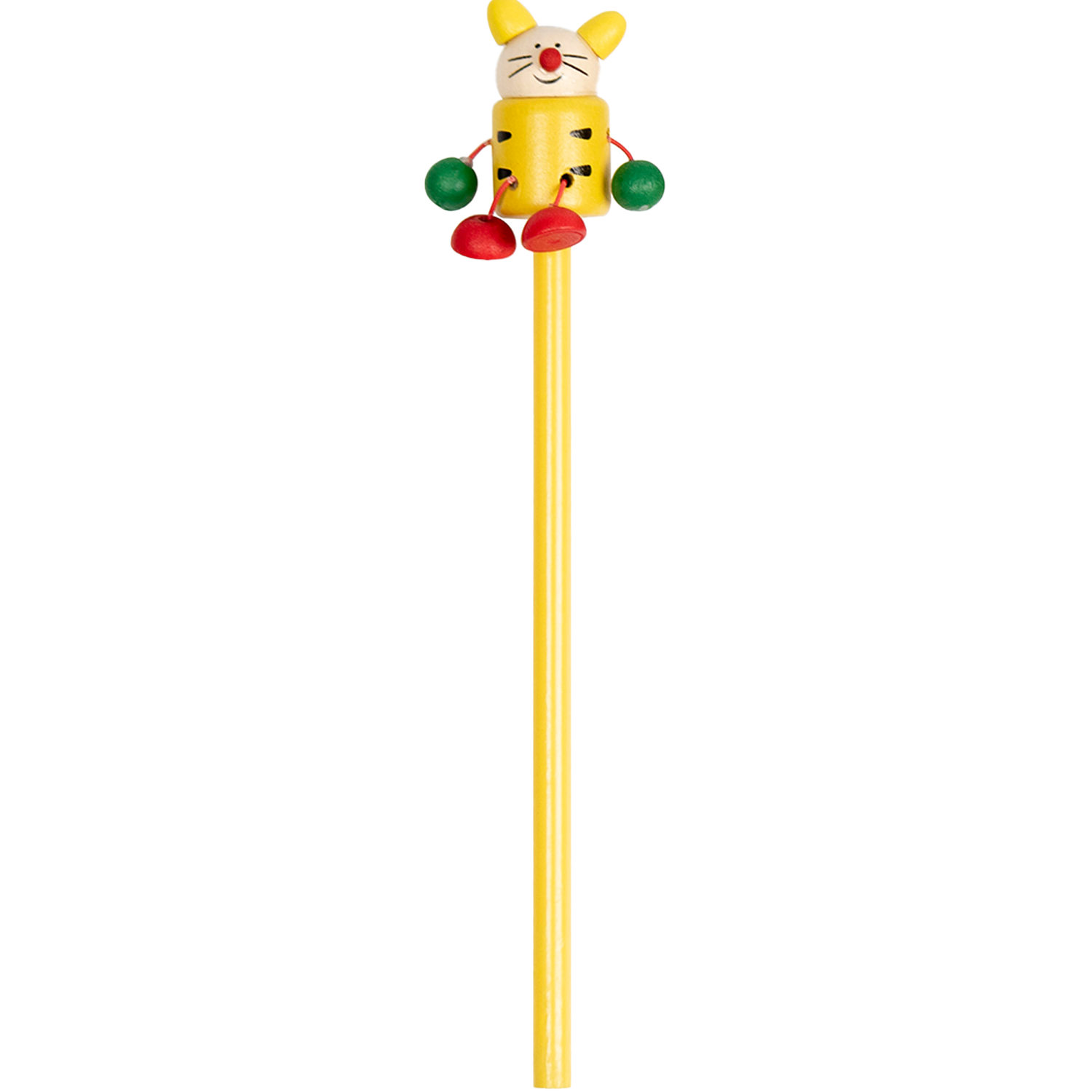 Cute Cartoon Wooden Pencils with Animal Toppers for Kids 5