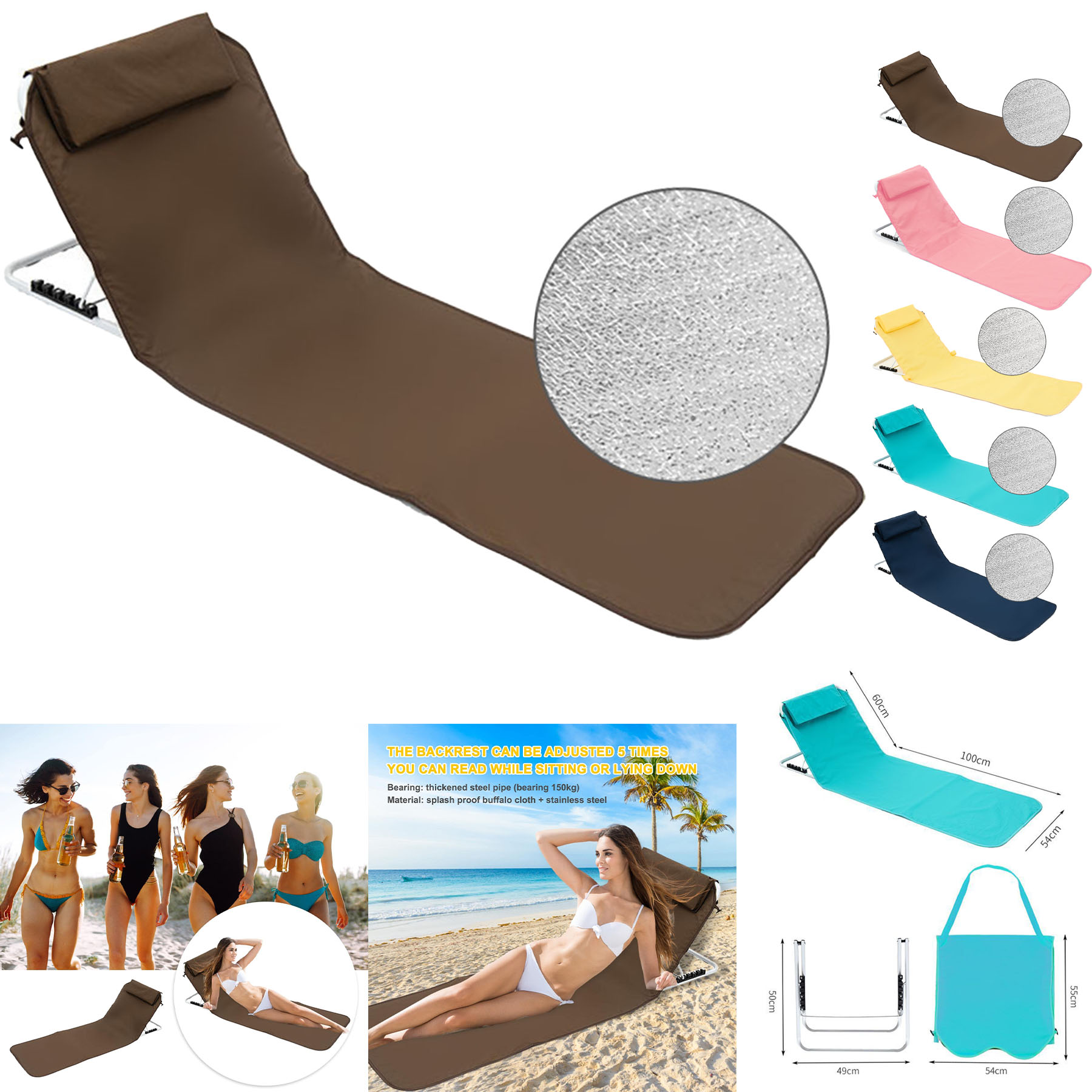 Beach Lounge Chairs Mat 2