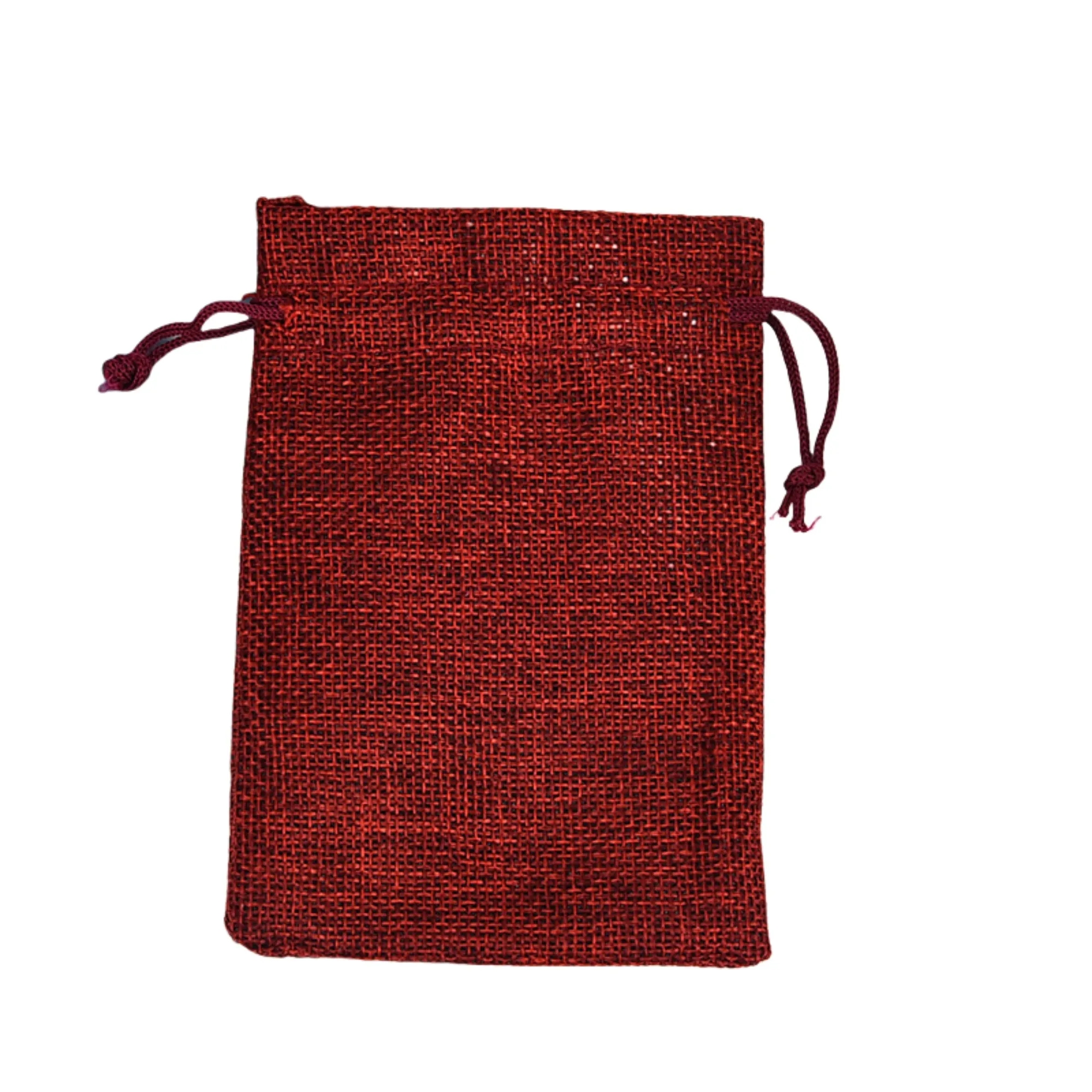 Linen Vintage Drawstring Pocket Gift Bag 15