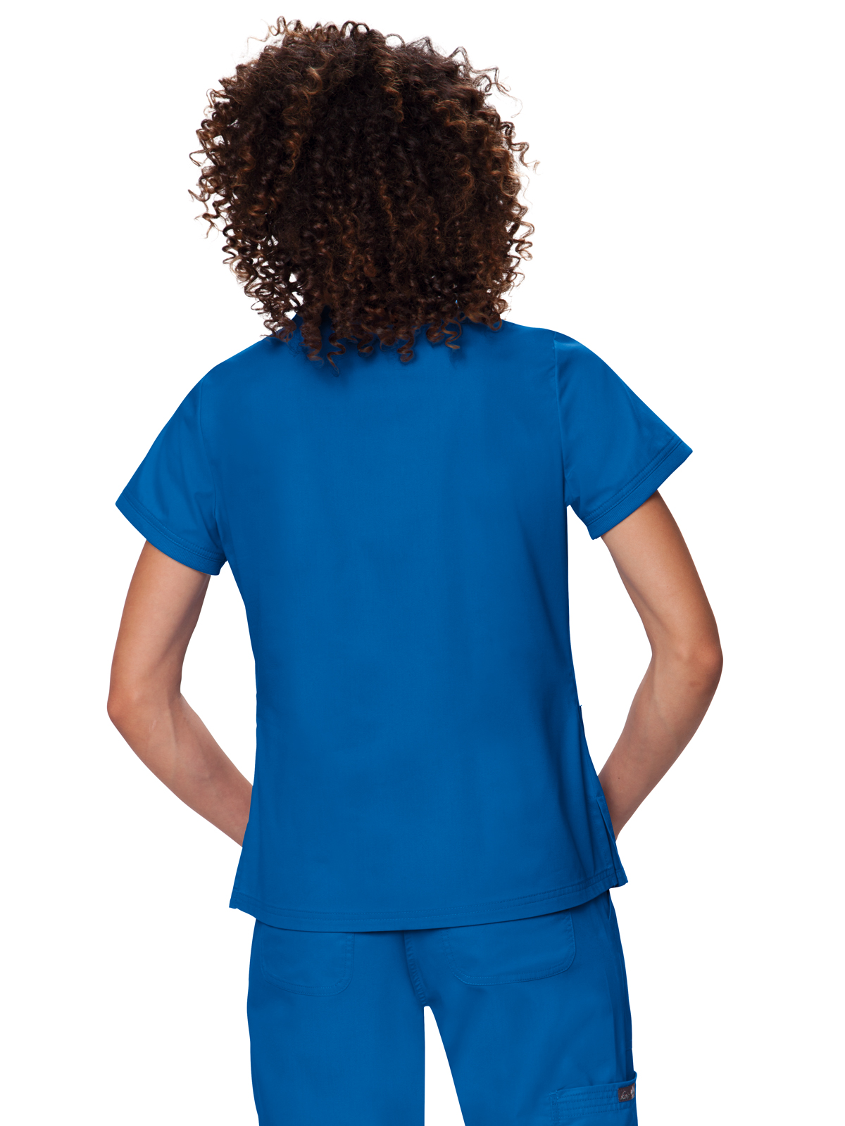 koi - Classics - Women's Three-Pocket Soft Rib Trim V-Neck Nicole Top 13