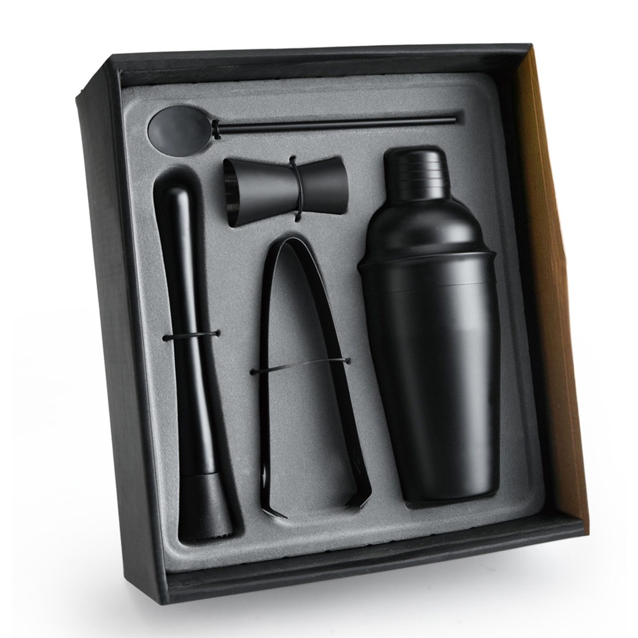 Mixology Cocktail Shaker Set With Gift Box 2