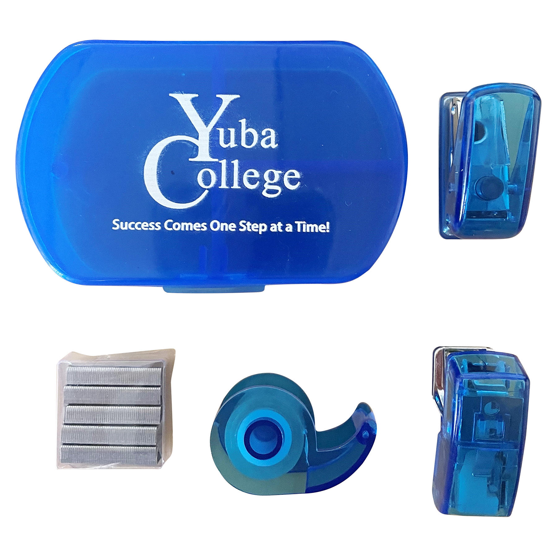 Mini Office Desk Set with Stapler, Tape, Hole Puncher 12