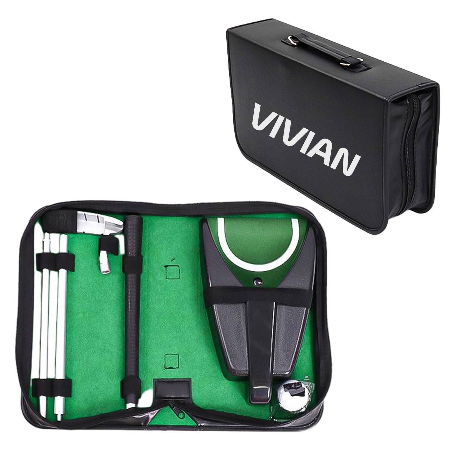 Detachable Golf Club Putting Set w/ Ball Return Cup 2