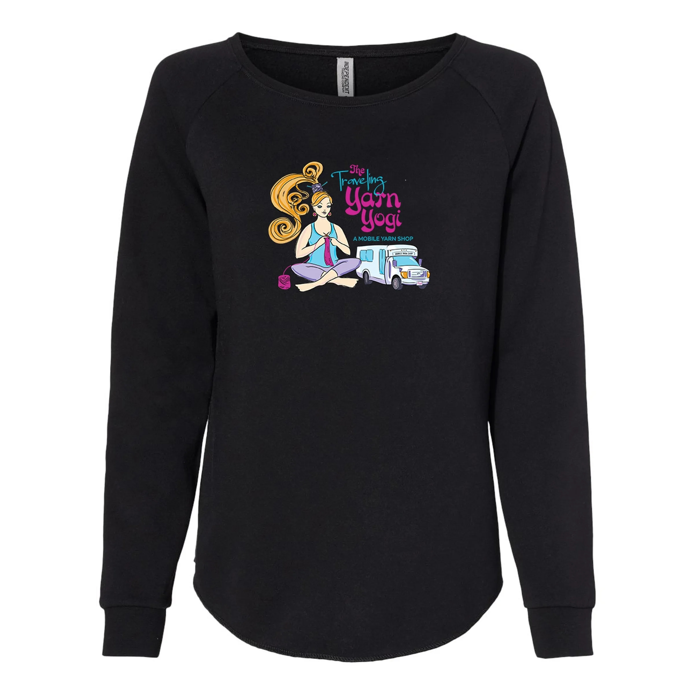 Independent Trading Women's California Wave Wash Crew 3