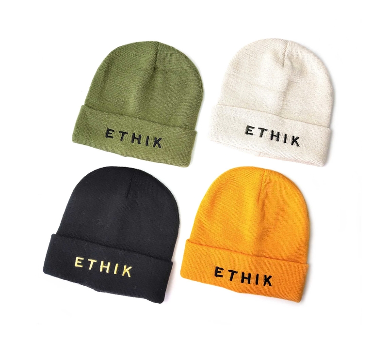 Colorful Cuffed Knitted Acrylic Beanie 1
