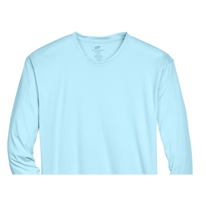 UltraClub Adult Cool & Dry Sport Long-Sleeve Performance Interlock T-Shirt 72