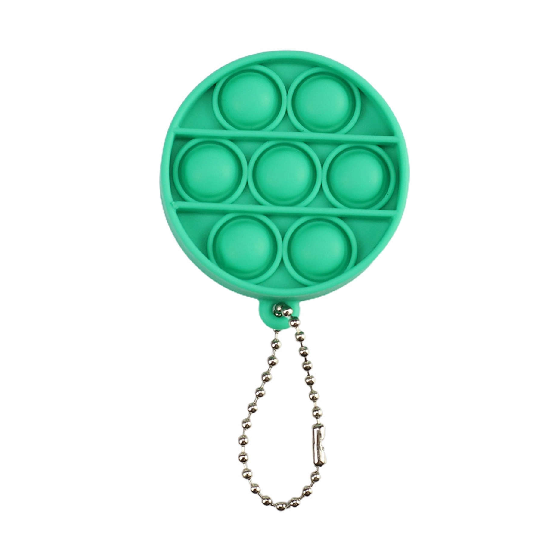 Round Push Popping Bubble Keychain 9