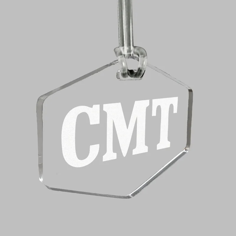 Custom Acrylic Laser Etched Bag Tag 8