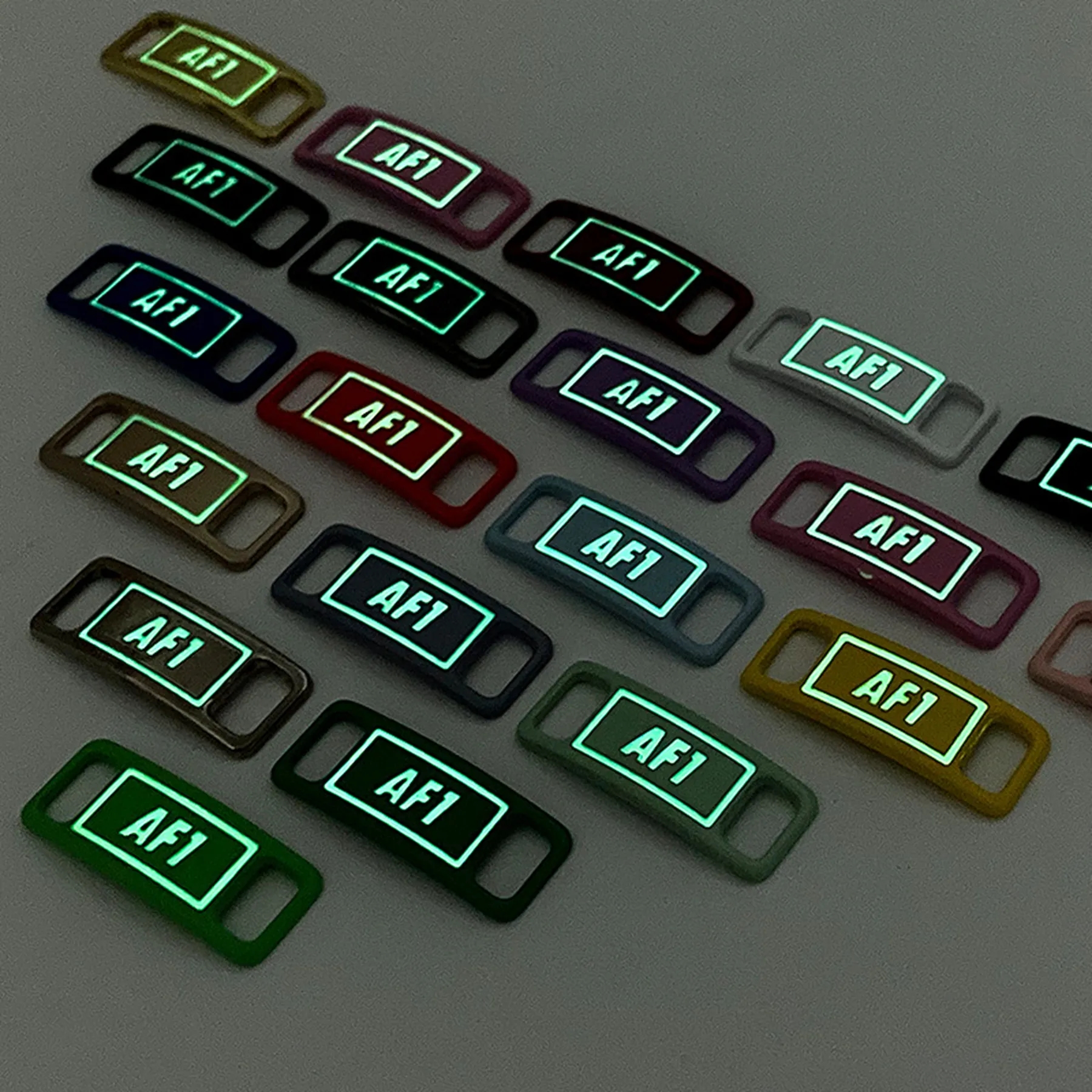Fluorescent Metal Shoelace Dubrae 12