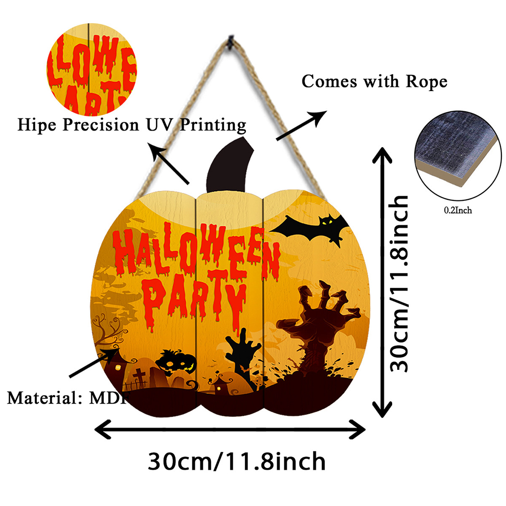 Halloween Thanksgiving Doorplate Wall Decoration 1