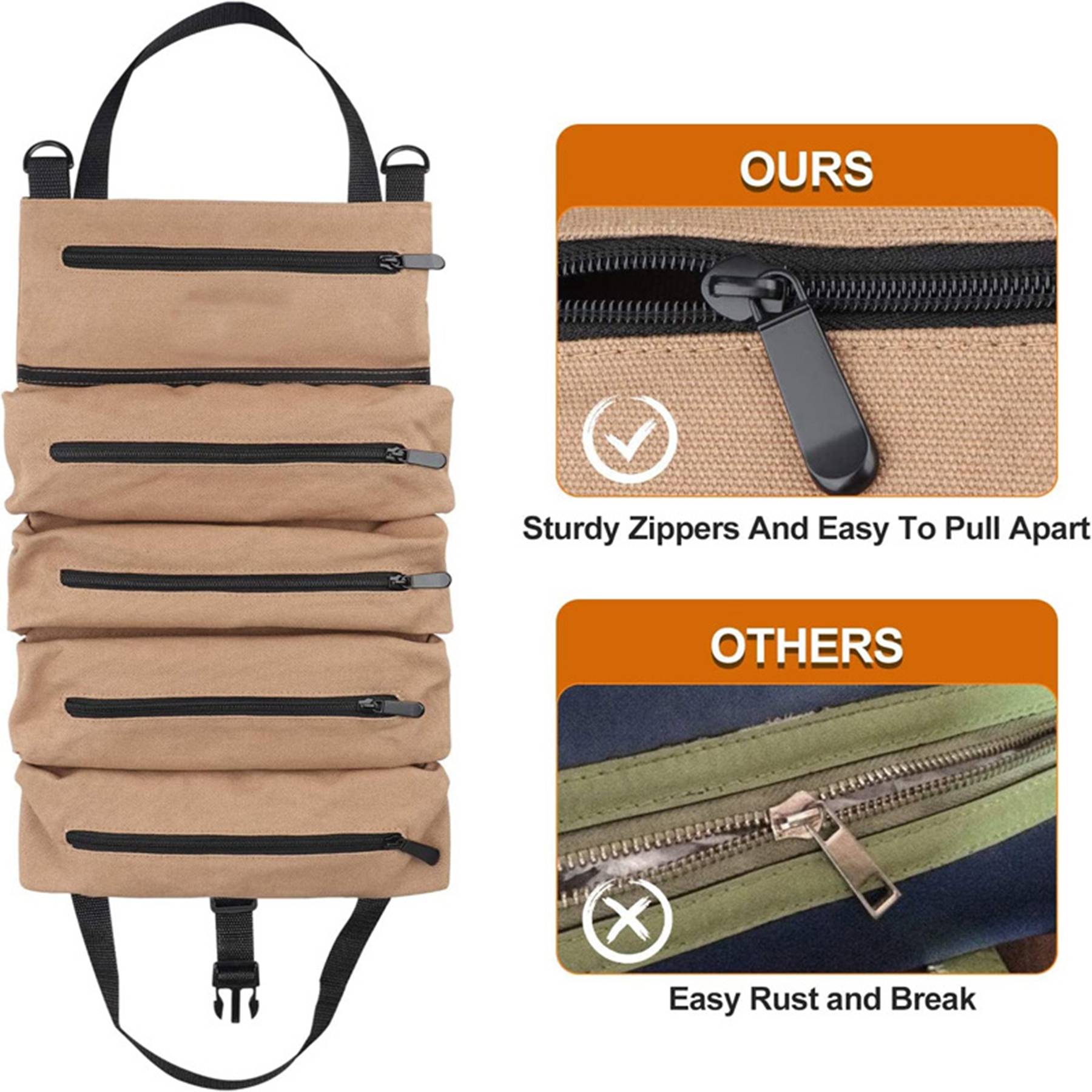 Oxford Outdoor portable waterproof tool storage bag 8